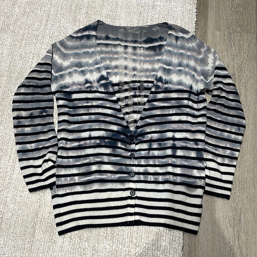 Raquel Allegra Wool/Cashmere type dyed cardigan